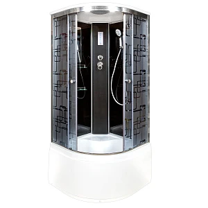 Душевая кабина Deto BМ4510 с электрикой BLACK