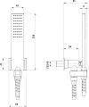 Душевой гарнитур Bossini Flat-One C13011C.073 черный - превью 1