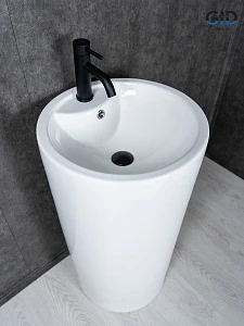 Раковина напольная Gid Autonomo NB135 46х46х86 белая