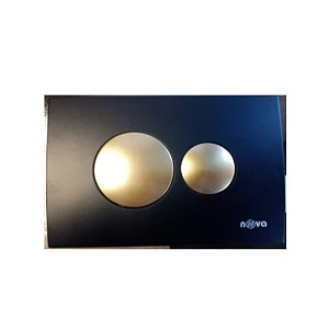 Кнопка смыва Nova NV7316 черная/золото