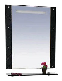 Зеркало Misty Гранд Lux 60 черно-белое Cristallo