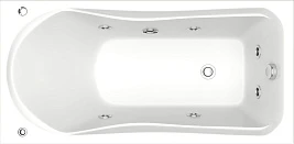 Акриловая ванна Bas Бриз 150x75 см с гидромассажем