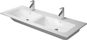 Мебельная раковина Duravit ME by Starck 23361300001 130 см двойная с покрытием WonderGliss