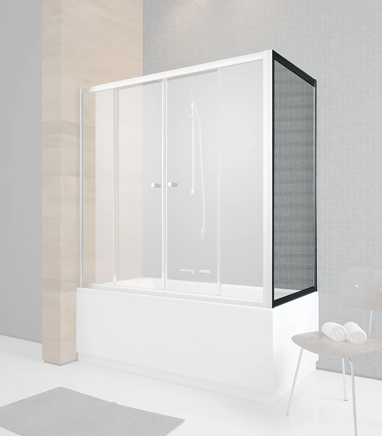 Боковая стенка Radaway Vesta DWD+S 70 рифленое стекло