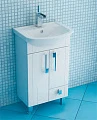 Мебель для ванной Triton Диана 50 R, 2 двери, 1 ящик, белая - превью 2
