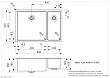 Мойка кухонная Reginox New York 40x40+18x40 Comfort matt L - превью 2