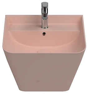 Раковина Isvea Sott'Aqua 10SQ37002SV-2S 50x42 см, лососевая матовая