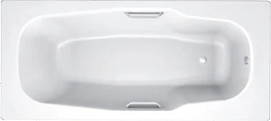 Стальная ванна BLB Atlantica B70A handles 170x80 см, с отверстиями для ручек