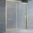 Душевая дверь в нишу Vegas Glass ZP 0160 09 10 профиль золото, стекло сатин - превью 1