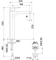 Смеситель Fiore Kevon 81BB8119 для раковины с донным клапаном белый - превью 1