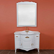 Мебель для ванной La Beaute Classic Nora белый матовый, фурнитура золото