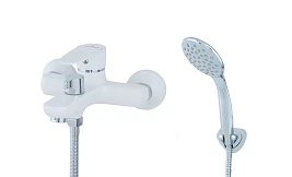 Смеситель для ванны с душем SMARTsant Бриз SM343503AW белый / хром
