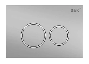 Кнопка смыва D&K Rhein DB1529002 хром матовый