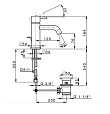 Смеситель Cisal Less New LN00051040 для раковины, черный матовый - превью 1