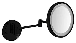 Косметическое зеркало Nofer Vanity 08006.N с led-подсветкой, черное