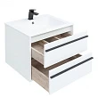 Тумба для комплекта Aquanet Lino 60 белый матовый - превью 1