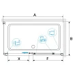 Душевой уголок RGW Passage PA-245 100x80x190 профиль хром, стекло прозрачное - превью 1