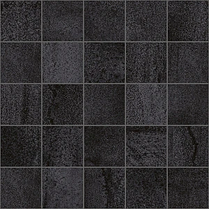 Metallica Декор мозаичный чёрный MM34034 25х25 (MM34034)