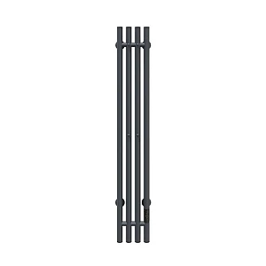 Электрический полотенцесушитель Aringa Токио AR03032GR 120х15 см, 4 секций, диммер справа, графит
