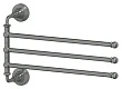 Полотенцедержатель 3SC Stilmar STI 411 античное серебро - превью 1