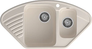Мойка кухонная GranFest Quarz 14 92,7х49,7 см белая