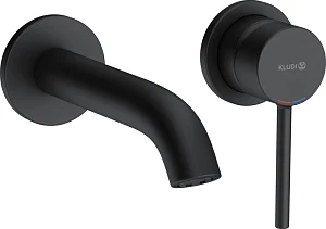 Смеситель Kludi Bozz 382443976 для раковины, черный матовый