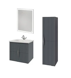Мебель для ванной Caprigo Novara 60 35915-TP810 с ящиками, графит
