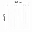 Штора для ванной WasserKRAFT Aland SC-85100 SC-85104 бежевая - превью 1
