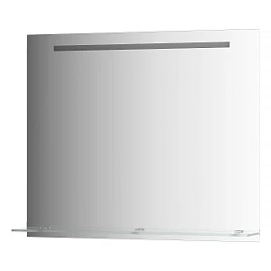 Зеркало EVOFORM LEDLINE-S BY 2157 с полочкой и светильником 90x75 см