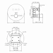 Смеситель для ванны с душем WasserKRAFT Dinkel 5844 Thermo - превью 1