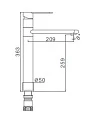 Смеситель для раковины Frap F10899 - превью 1
