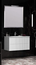 Мебель для ванной Opadiris Рубинно 90 подвесная, белая