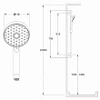 Набор смесителей Jacob Delafon Kumin E98827-CP/E99460-CP/E99898RU-CP, хром - превью 2