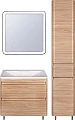 Тумба с раковиной Style Line Атлантика 80 Люкс Plus, напольная, ясень перламутр - превью 2