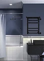 Водяной полотенцесушитель Indigo Brace 60х40 см, черный муар LBCW60-40PBRR-б/п-50 - превью 1