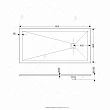 Поддон для душа RGW Stone Tray ST-0158W 80х150 белый - превью 2