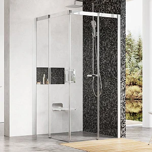 Душевой уголок Ravak MSRV4 80х80 Transparent, профиль хром