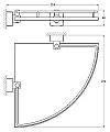 Полка FBS Esperado ESP 012 угловая - превью 2