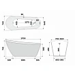 Акриловая ванна Delice Riviera DLR440103P 170х74 розовая матовая - превью 1