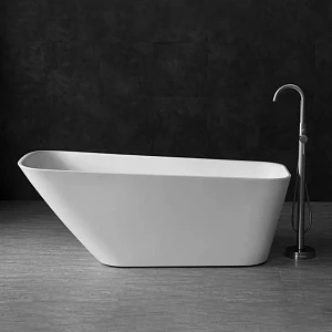 Акриловая ванна Frank F6104 White отдельностоящая
