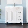 Мебель для ванной ValenHouse Эллина 80 белая, фурнитура хром - превью 1