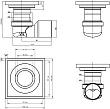 Душевой трап Magdrain C03G50-GL - превью 2