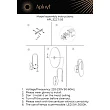 Настенный светодиодный светильник Aployt Zhulen APL.322.11.05 - превью 1