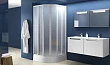 Душевой уголок Ravak SKKP6-90 Pearl, профиль белый - превью 1