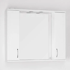 Зеркало-шкаф Style Line Эко Стандарт Панда 100/С белый