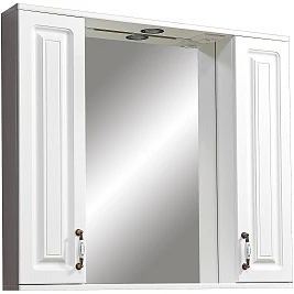 Зеркало-шкаф Stella Polar Кармела 90/С, ольха белая