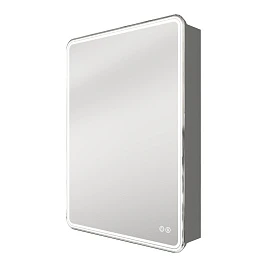 Зеркало-шкаф Azario 60х80 с подсветкой и подогревом, с сенсорным выключателем, левый
