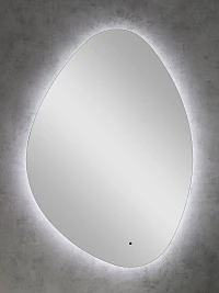 Зеркало Континент Alma LED 70х100 с подсветкой, с сенсорным выключателем